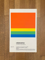 Rafael Pérez art exhibition poster - 17.7"×28.3" (45×72cm)