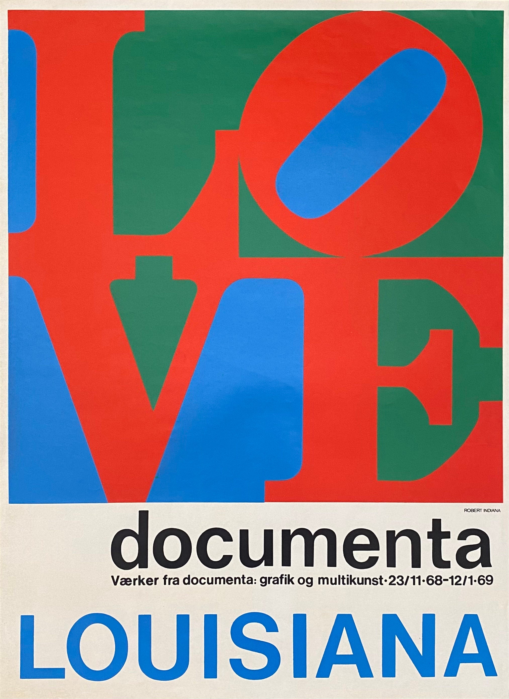 Robert Indiana "Love" Originalkunstplakat - 24.4"×33.7" (62×85.5cm)