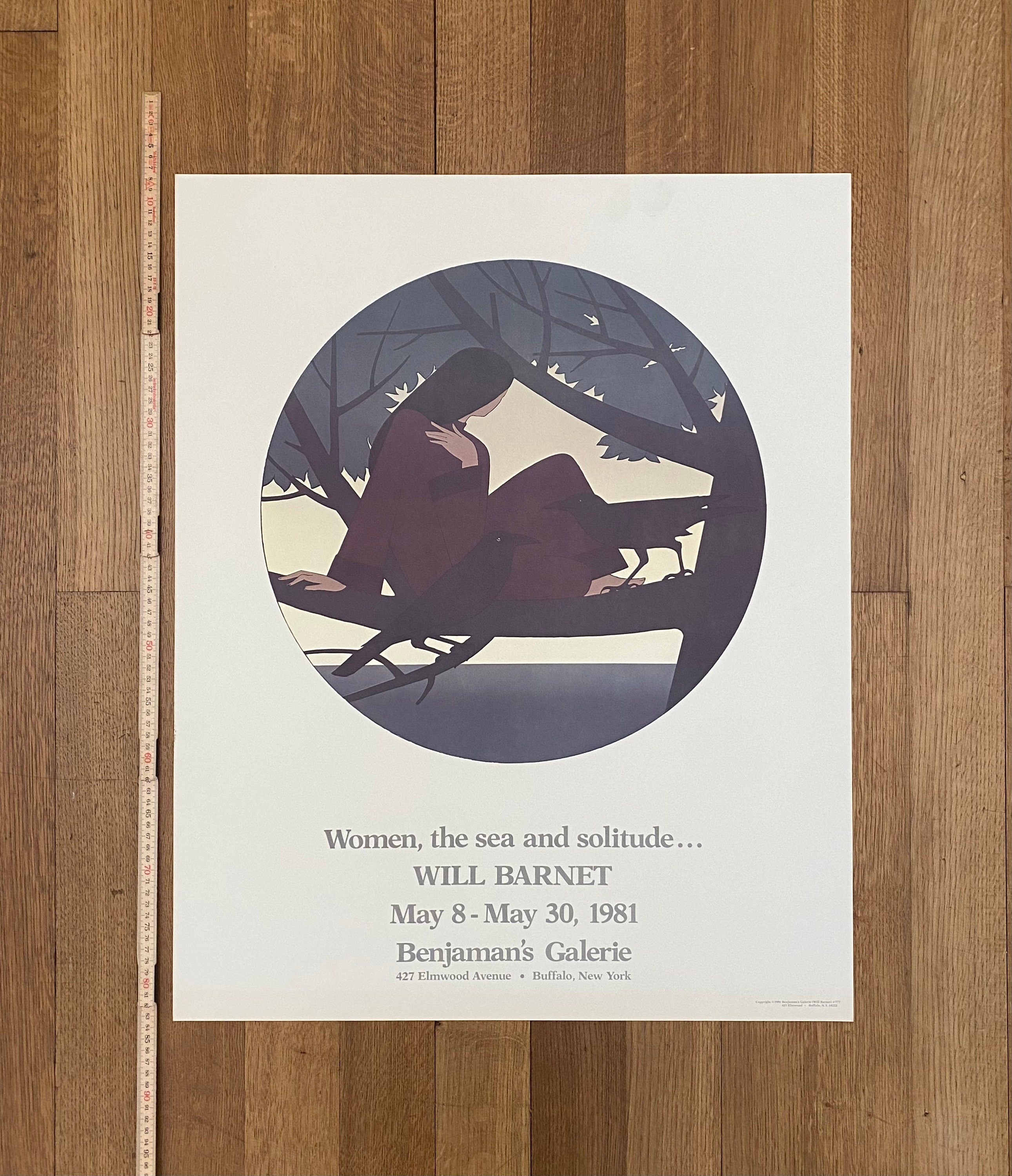 Will Barnet Original-Kunstplakat – 24.0"×29.9" (61×76cm)