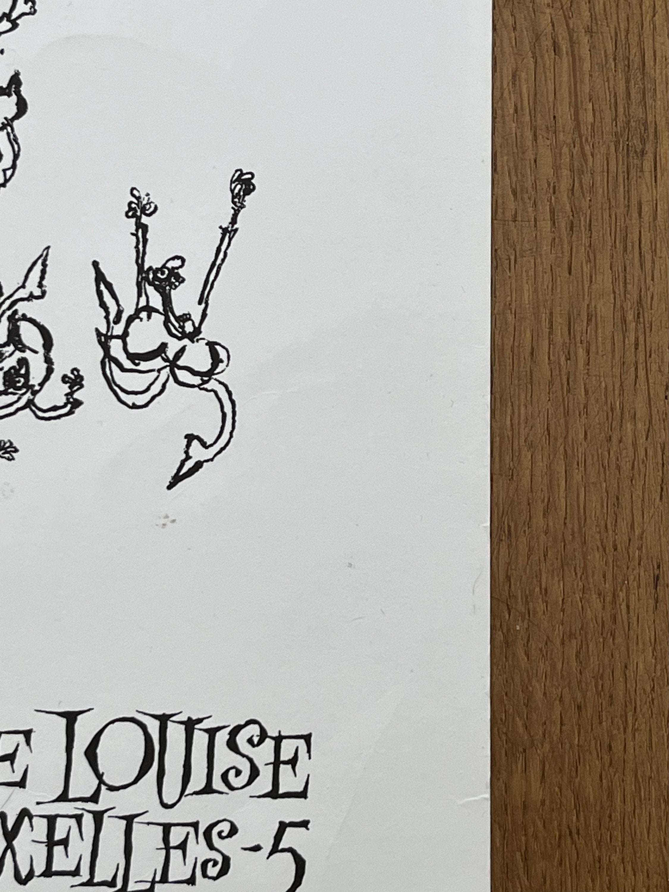 Ronald Searle Original-Kunstplakat – 50×66 cm