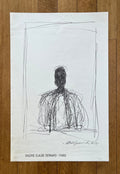 Alberto Giacometti original art poster - 16.9"×25.4" (42.9×64.5cm)