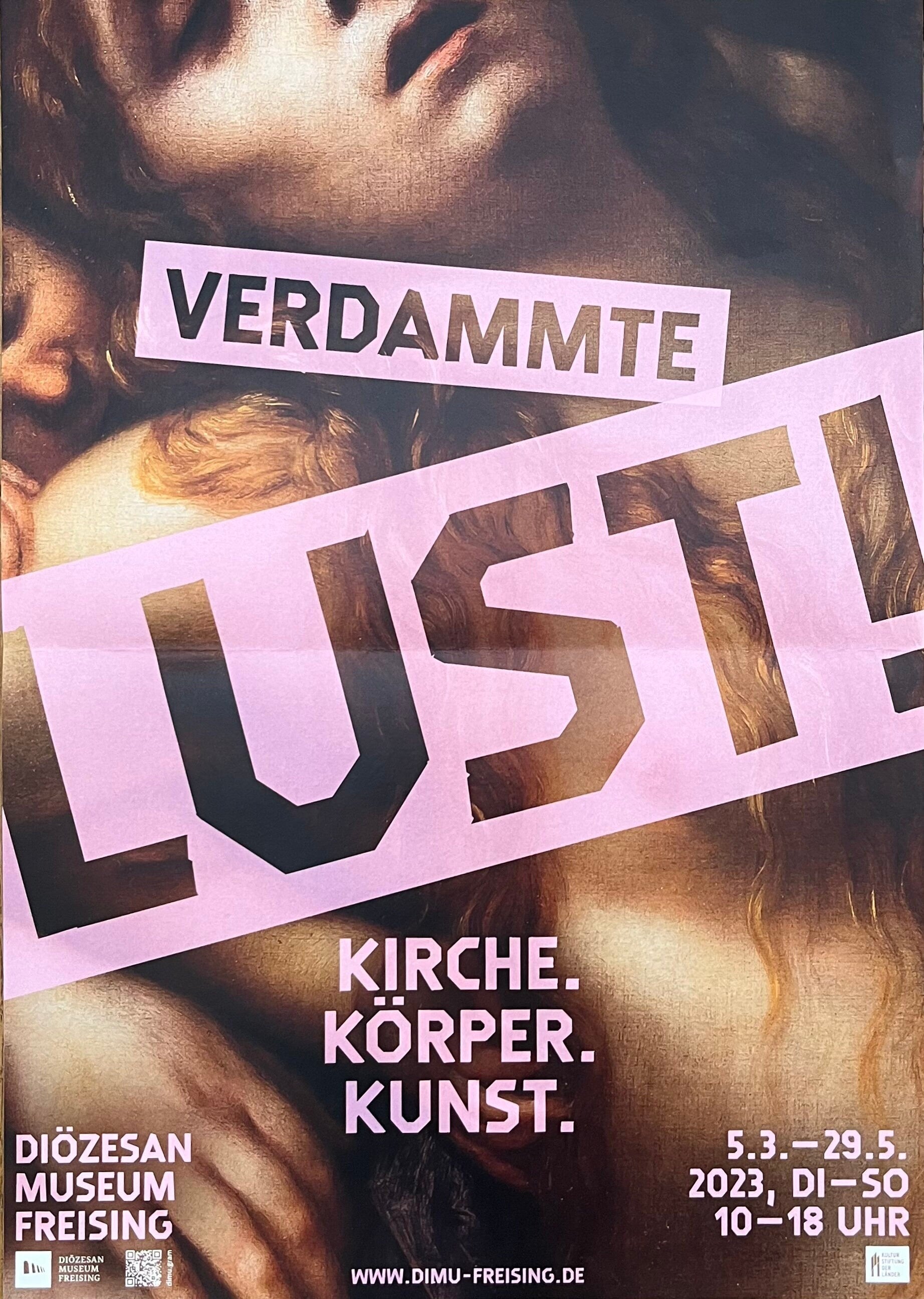 Verdammte Lust Original-Kunstposter gefaltet – 29,6×42cm (11.7"×16.5")