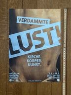 Verdammte Lust Original-Kunstposter gefaltet – 29,6×42 cm