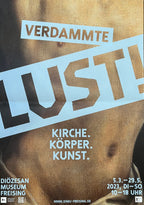 Verdammte Lust Original-Kunstposter gefaltet – 29,6×42 cm