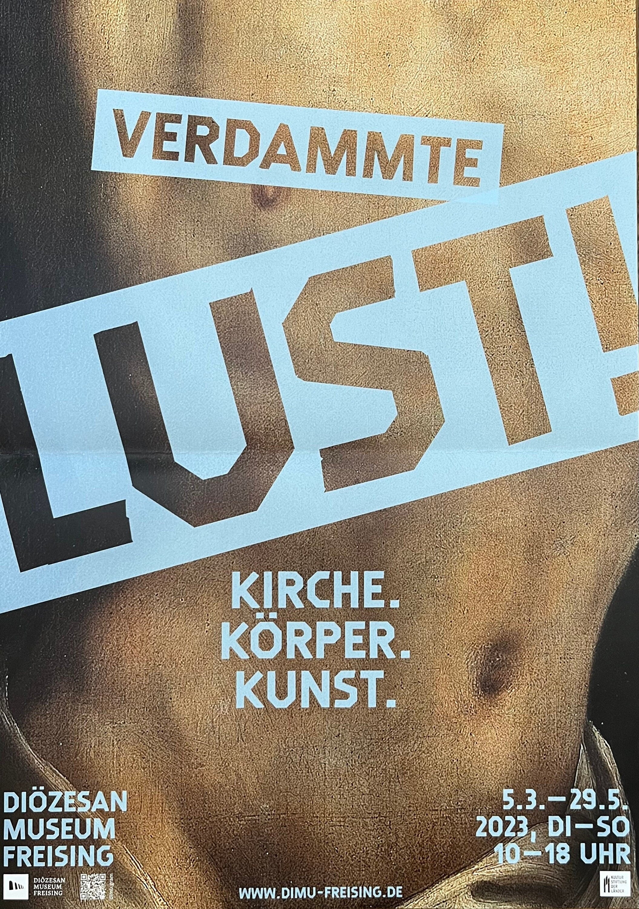 Verdammte Lust Original-Kunstposter gefaltet – 29,6×42 cm