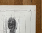 Alberto Giacometti original art poster - 16.9"×25.6" (43×65cm)