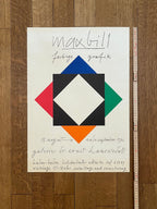 Max Bill original art poster - 16.3"×23.2" (41.5×59cm)