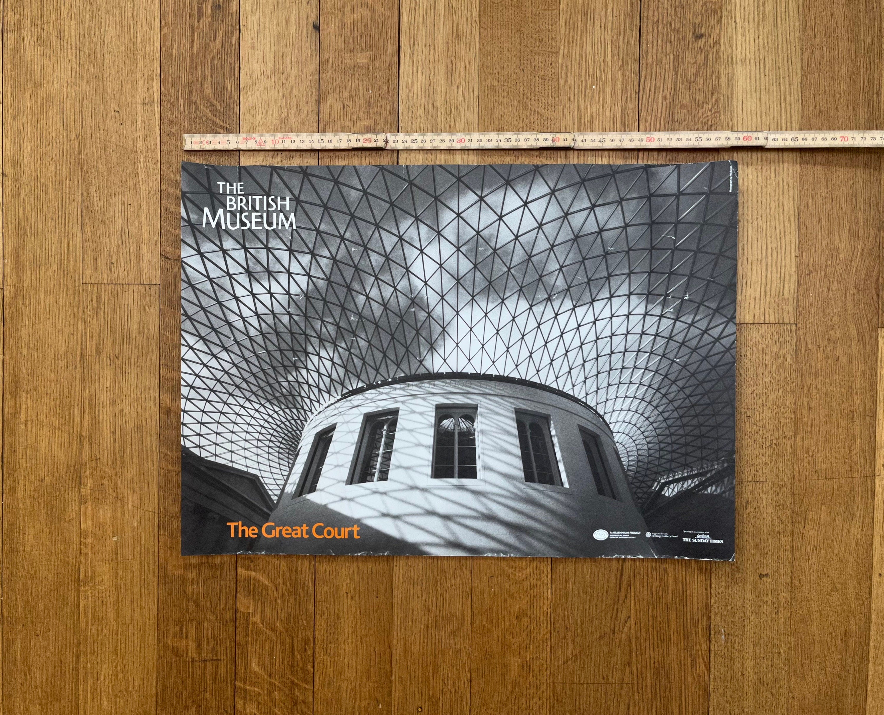 The Great Court original art poster - 23.2"×16.5" (59×42cm)