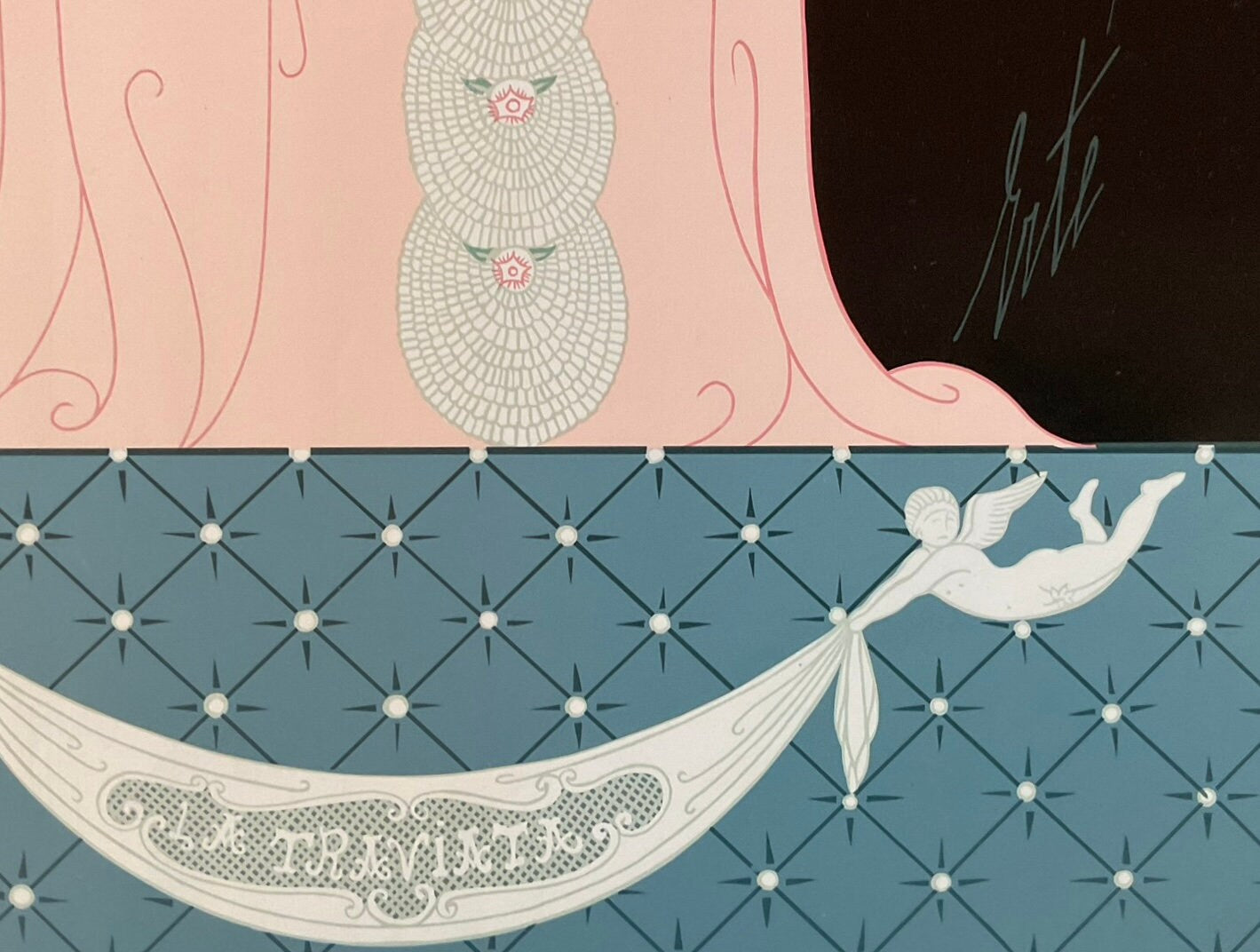 Erte original art poster - 20.1"×29.9" (51×76cm)