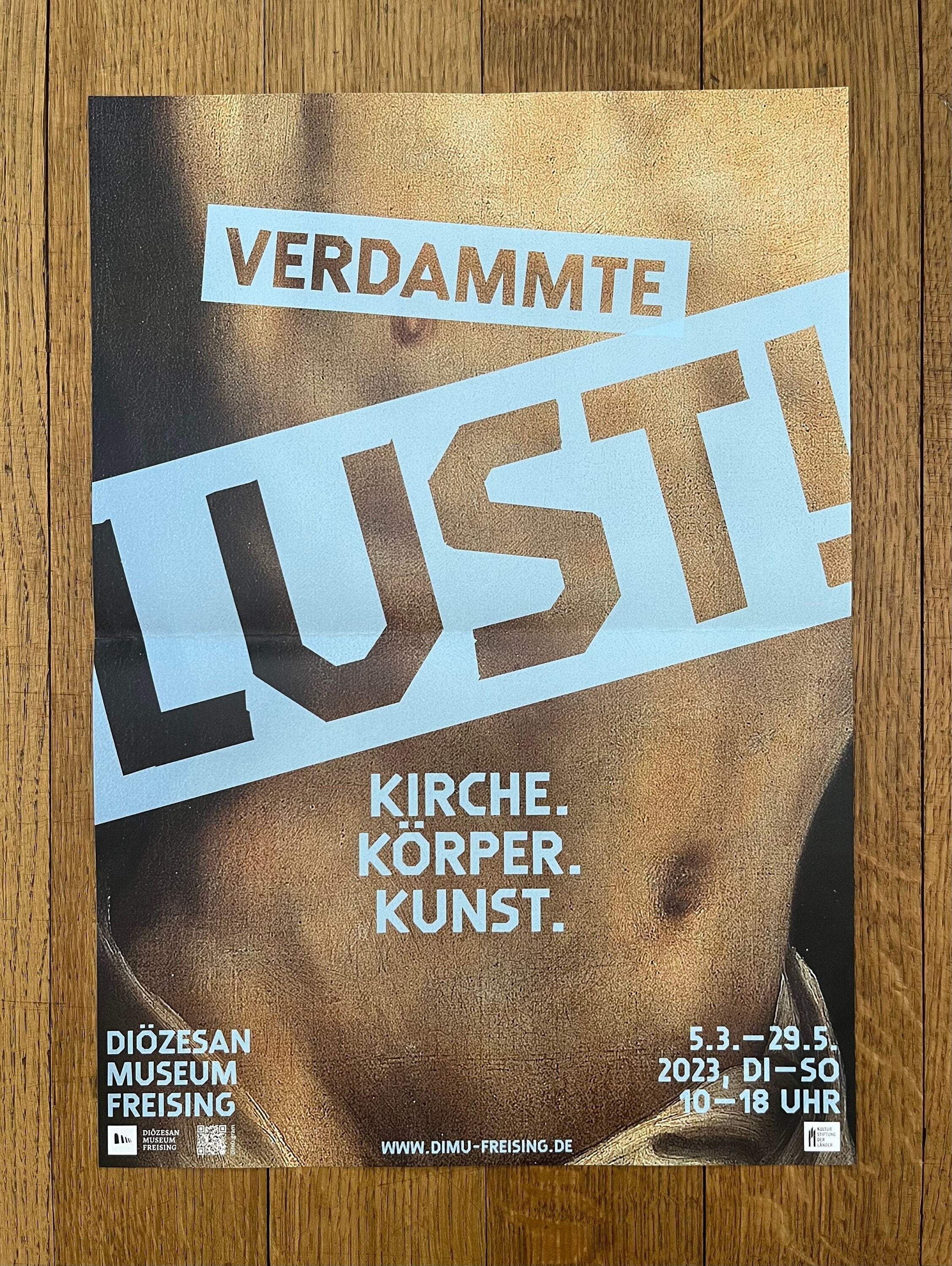Verdammte Lust Original-Kunstposter gefaltet – 29,6×42 cm