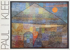 Paul Klee original art exhibition poster - 33.9"×24.0" (86×61cm)