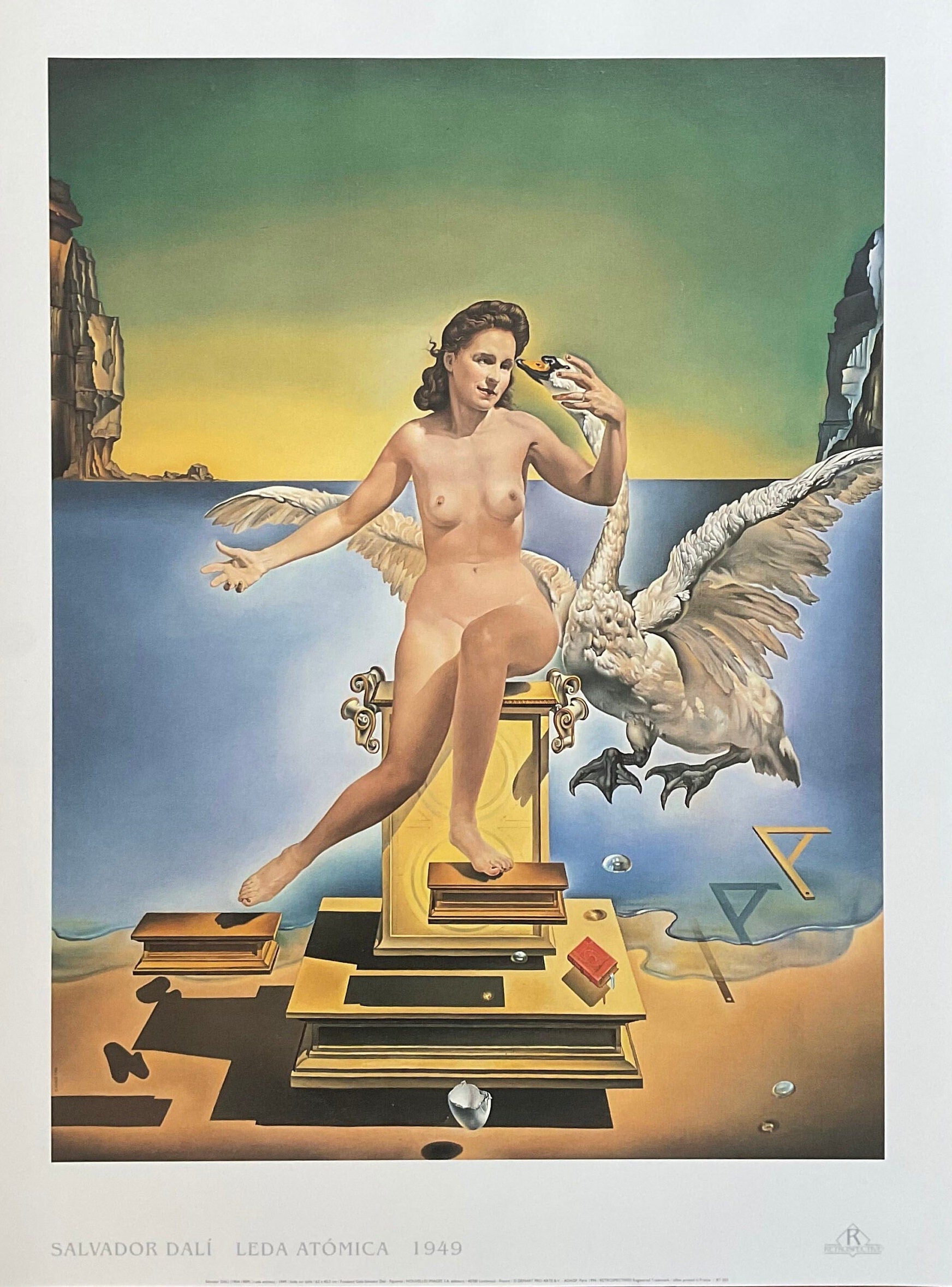 Salvador Dalí Original-Kunstposter – 60×80cm (23.6"×31.5")
