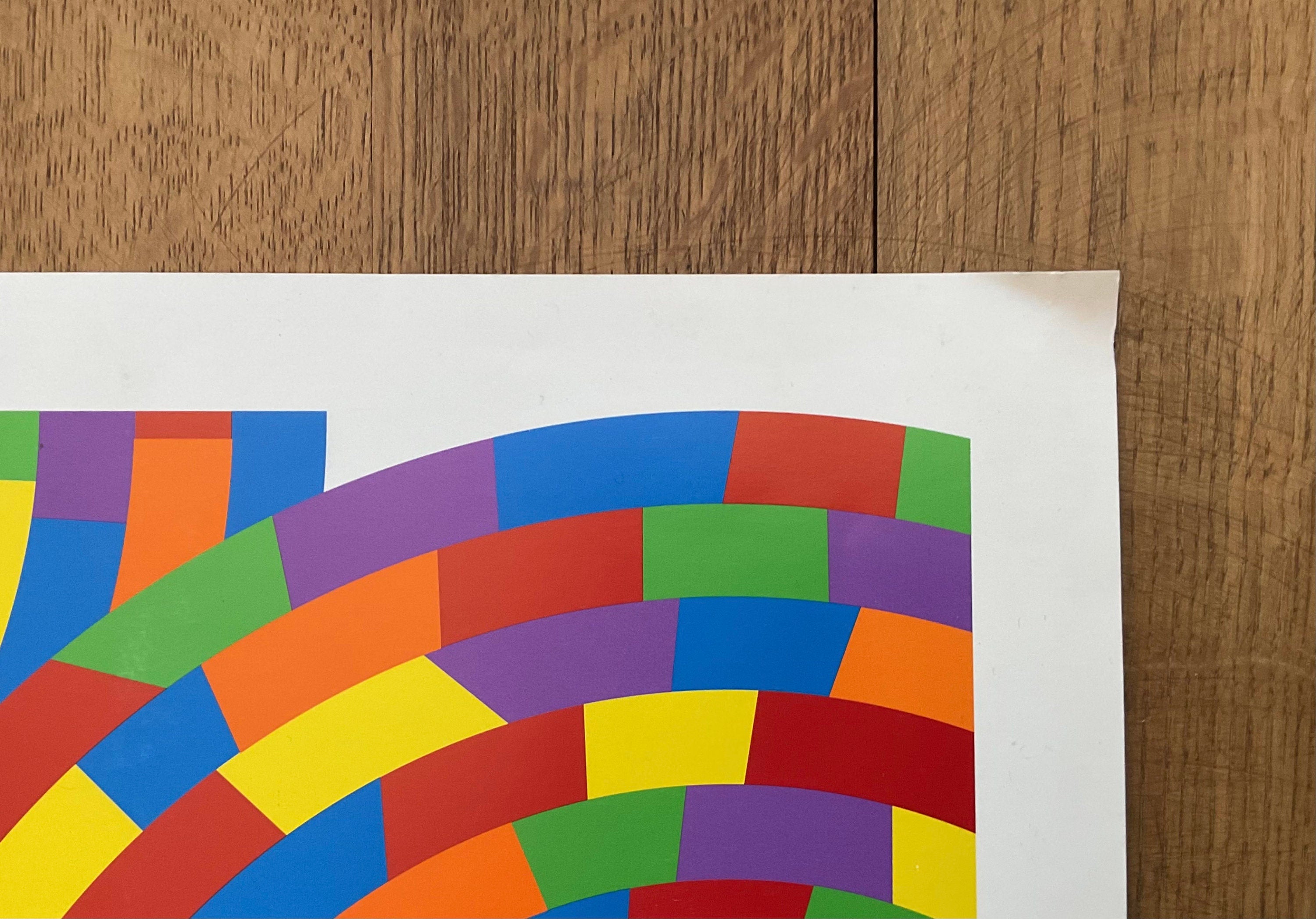 Sol Lewitt Original-Ausstellungsplakat – 41.9"×15.9" (106.5×40.5cm)