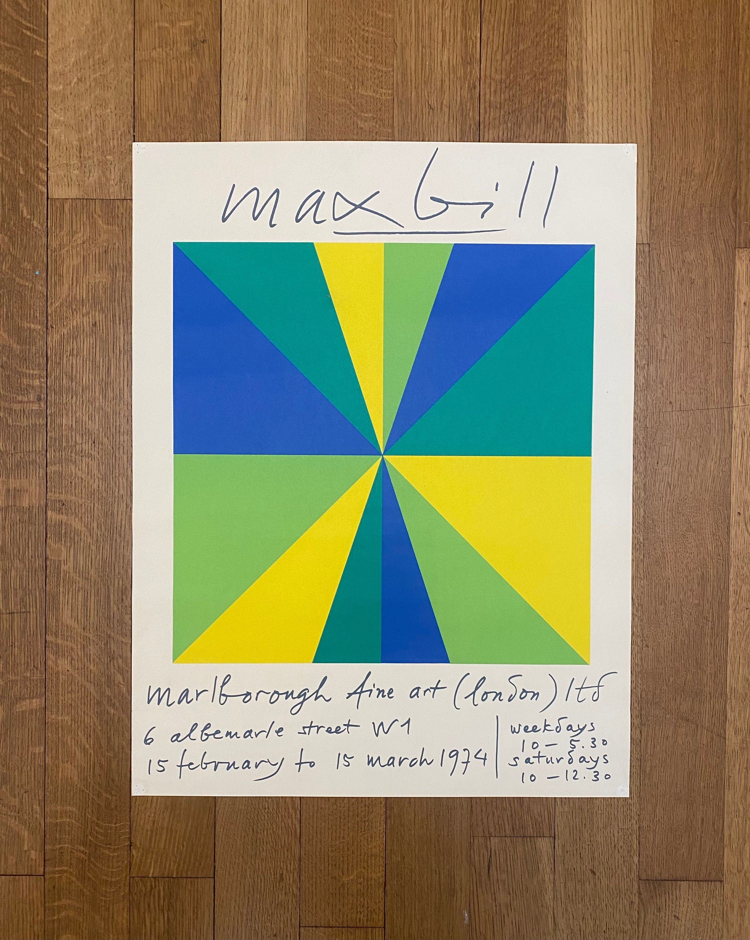 Max Bill Originalkunstposter - 50×65cm