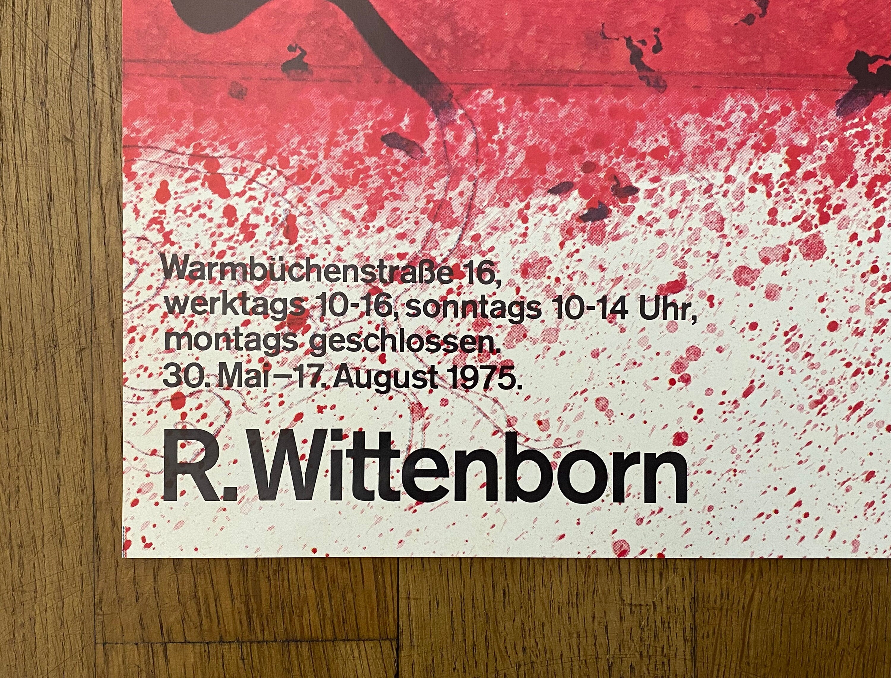 Rainer Wittenborn Original-Kunstplakat – 59,5 × 84 cm