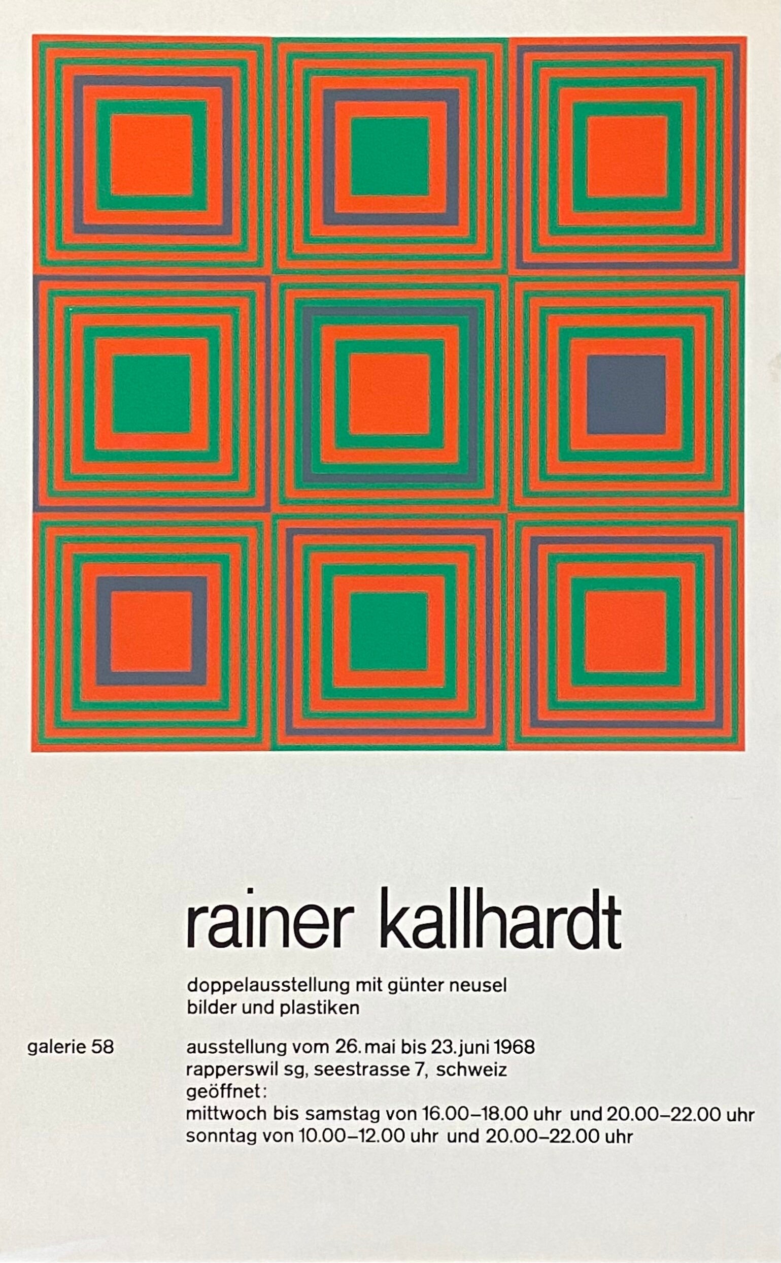 Reiner Kallhardt Original-Kunstposter – 45 × 72 cm