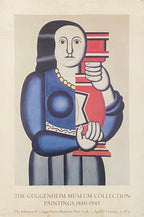 Fernand Léger original art poster used - 22.0"×33.1" (56×84cm)