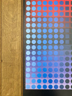 Victor Vasarely original art poster - 24.0"×31.9" (61×81cm)