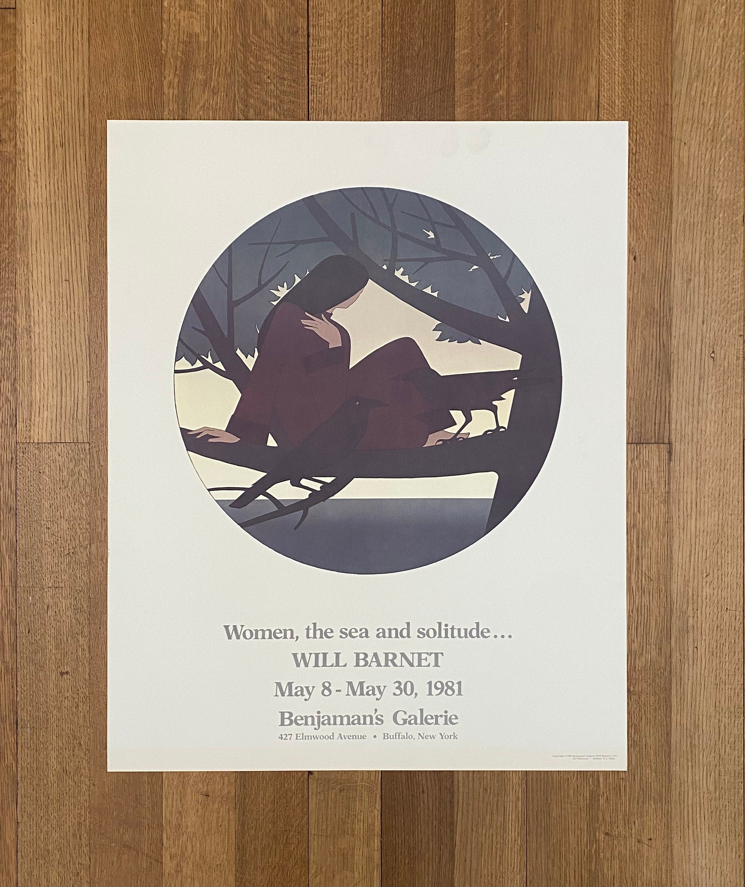 Will Barnet Original-Kunstplakat – 24.0"×29.9" (61×76cm)