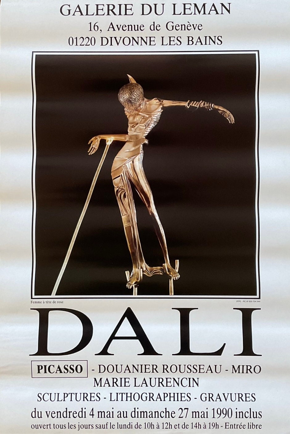 Salvador Dalí Original-Kunstposter – 40×60cm