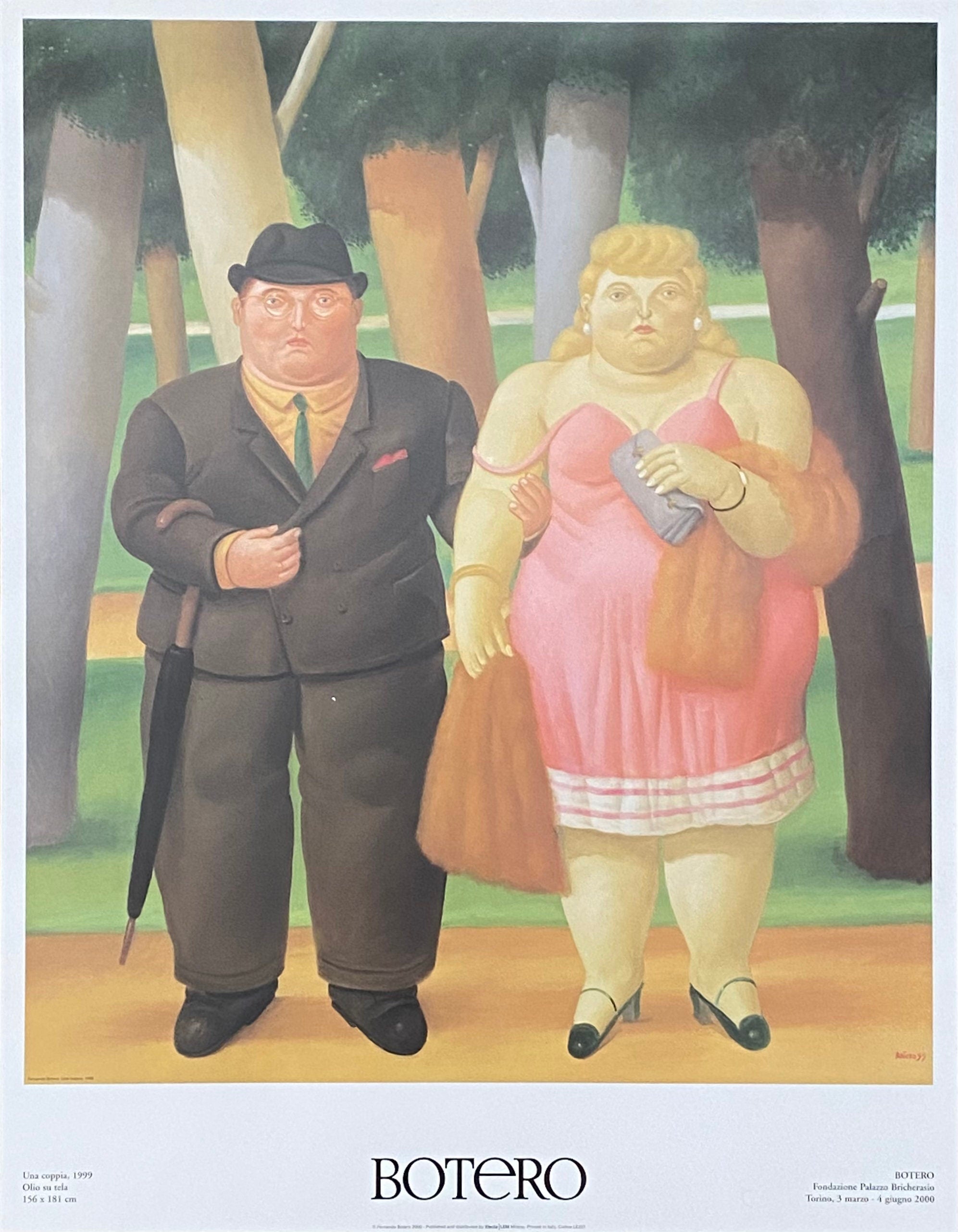 Fernando Botero Original Kunstposter - 27,6"×35,2" (70×89,5cm)