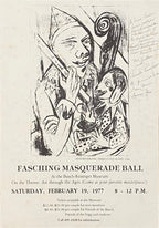 Max Beckmann art exhibition poster - 14.2"×20.1" (36×51cm)