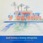 David Hockney original exhibition poster - 26.8"×26.8" (68×68cm)