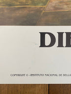 Diego-Rivera-Ausstellungsposter verwendet – 92,5×57 cm (36,4"×22,4")