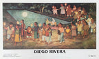 Diego-Rivera-Ausstellungsposter verwendet – 92,5×57 cm (36,4"×22,4")