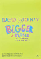 David Hockney original art poster - 16.5"×23.4" (42×59.5cm)
