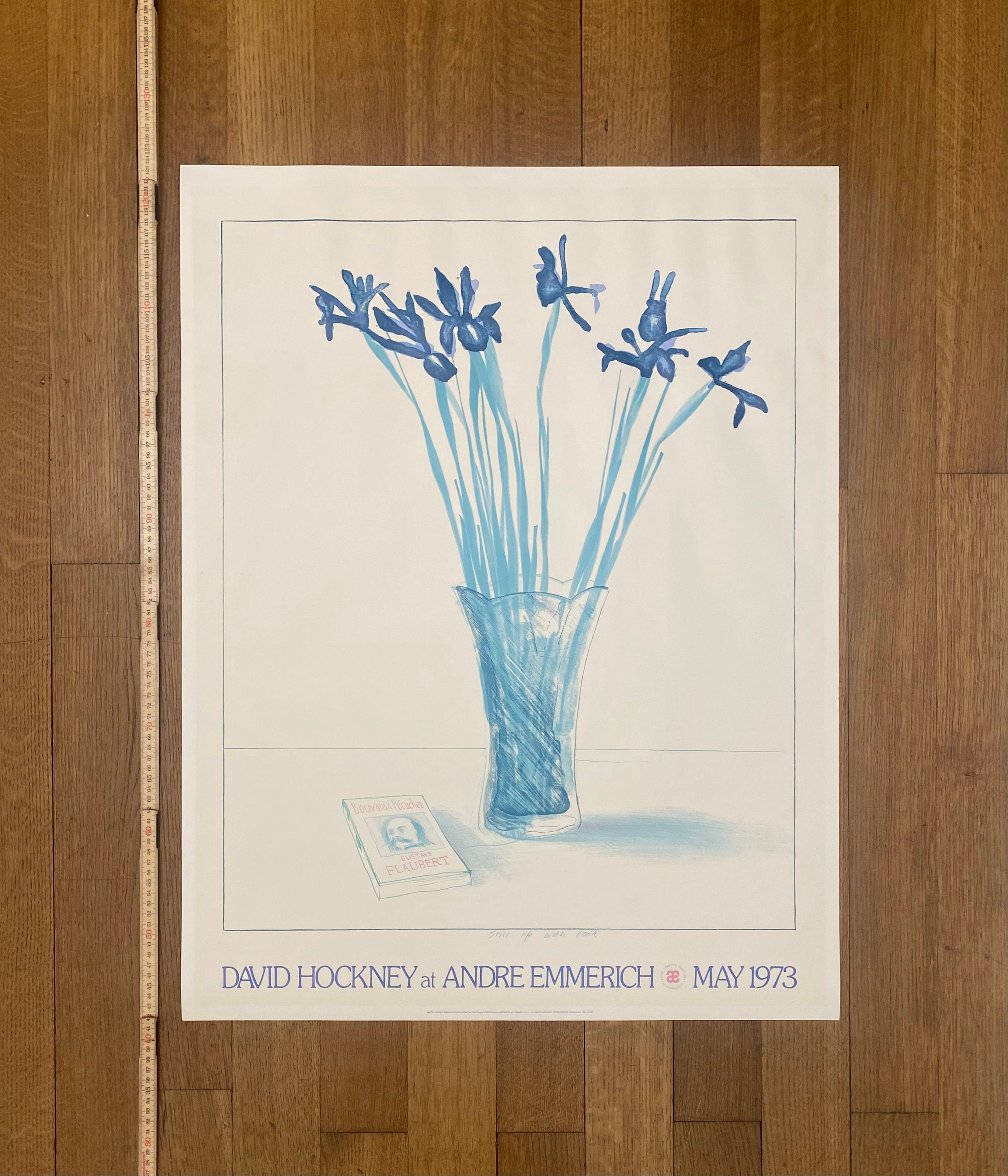 David Hockney original art poster - 25.0"×32.5" (63.5×82.5cm)