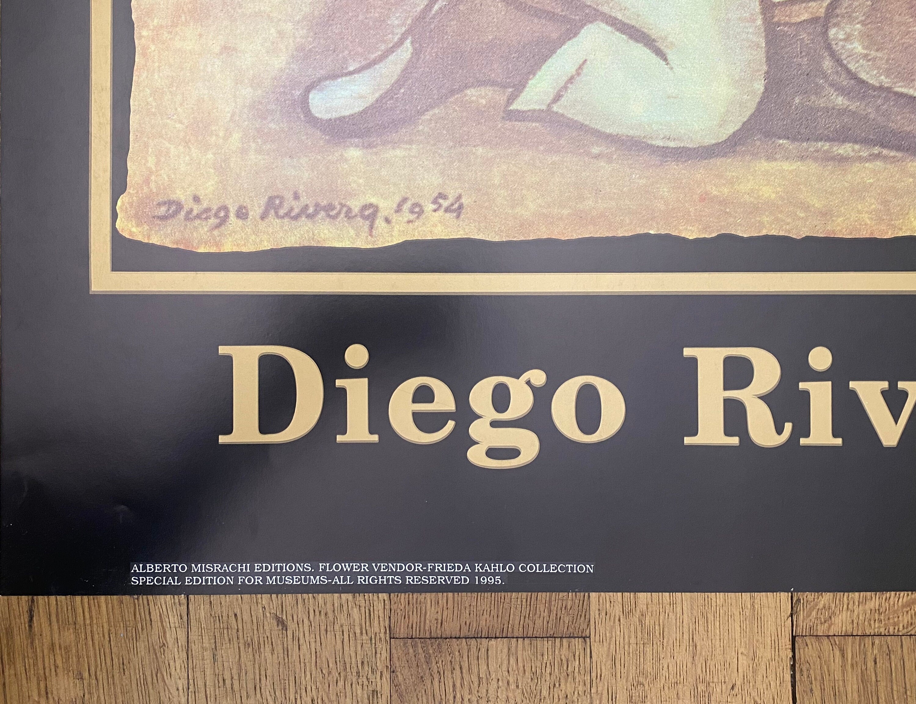 Diego Rivera Originalkunstplakat – 58,5 × 88 cm (23,0″ × 34,6″)