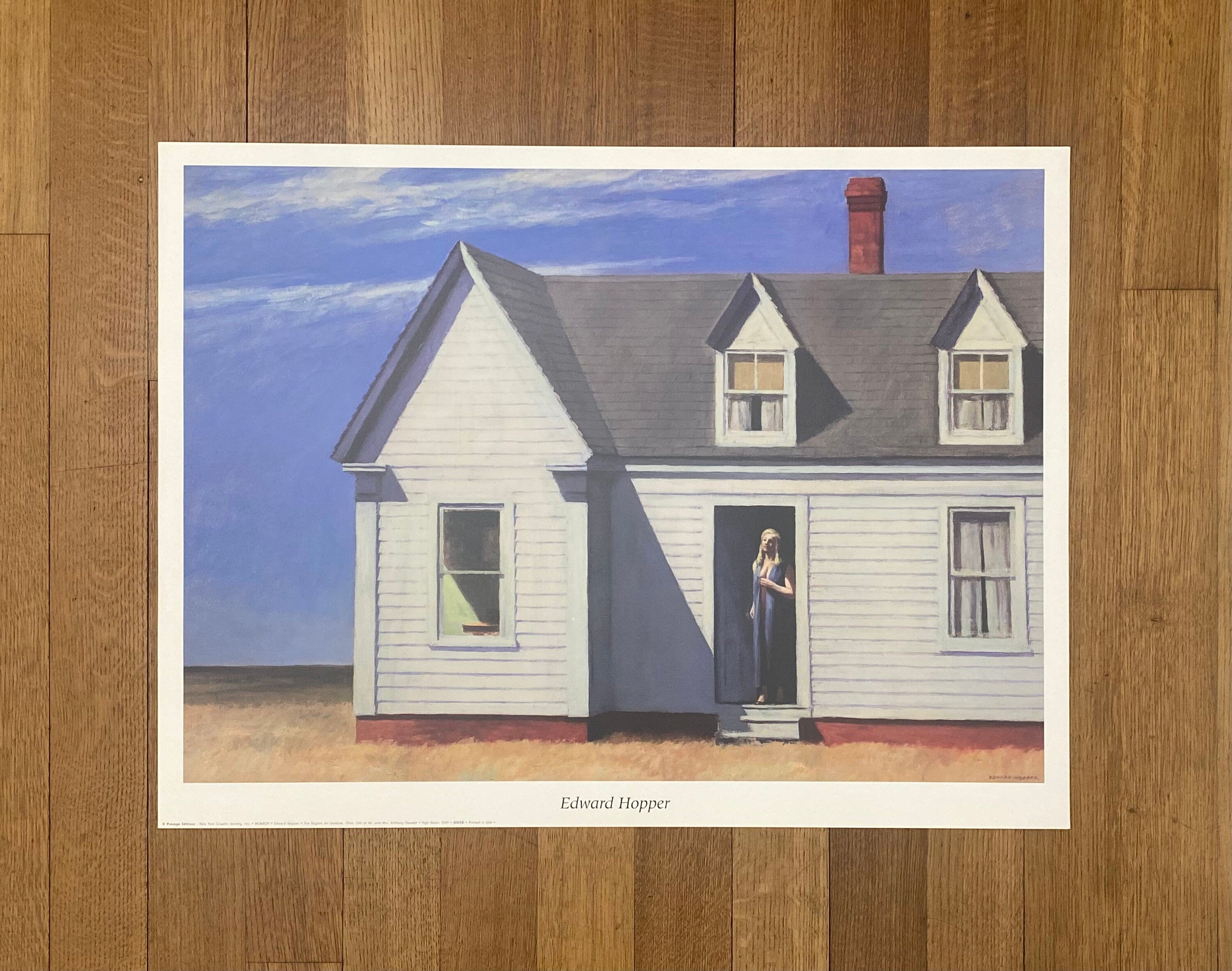 Edward Hopper Original-Kunstposter – 80×60 cm