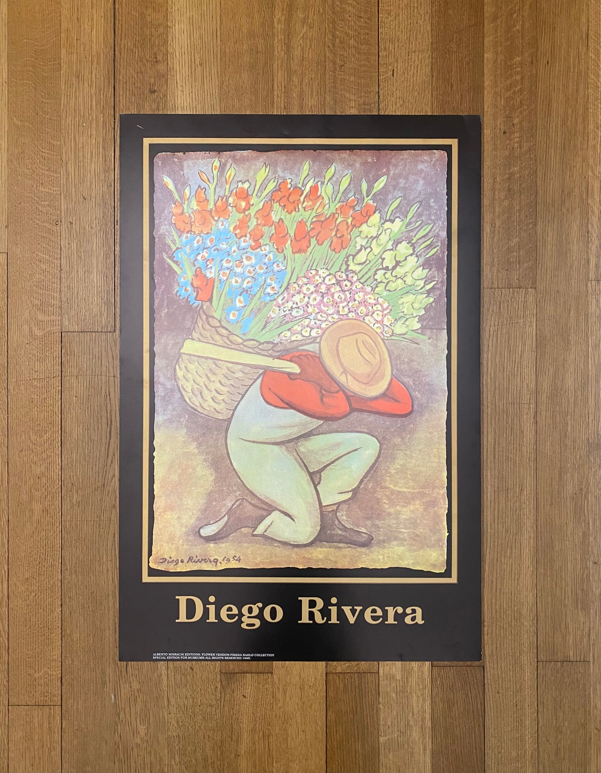 Diego Rivera Originalkunstplakat – 58,5 × 88 cm (23,0″ × 34,6″)