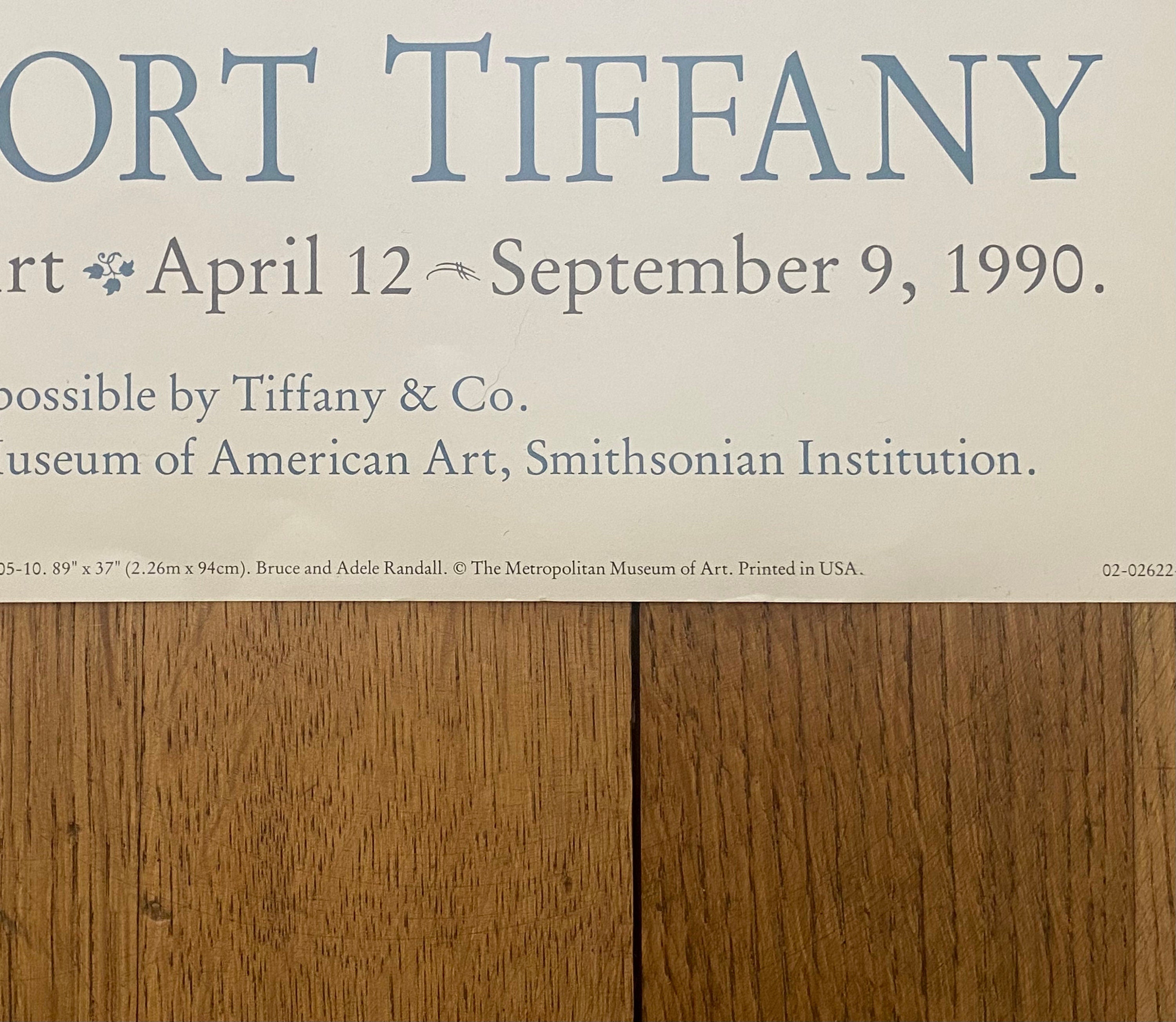 Louis Comfort Tiffany Original-Kunstdruckposter – 43 × 106,5 cm
