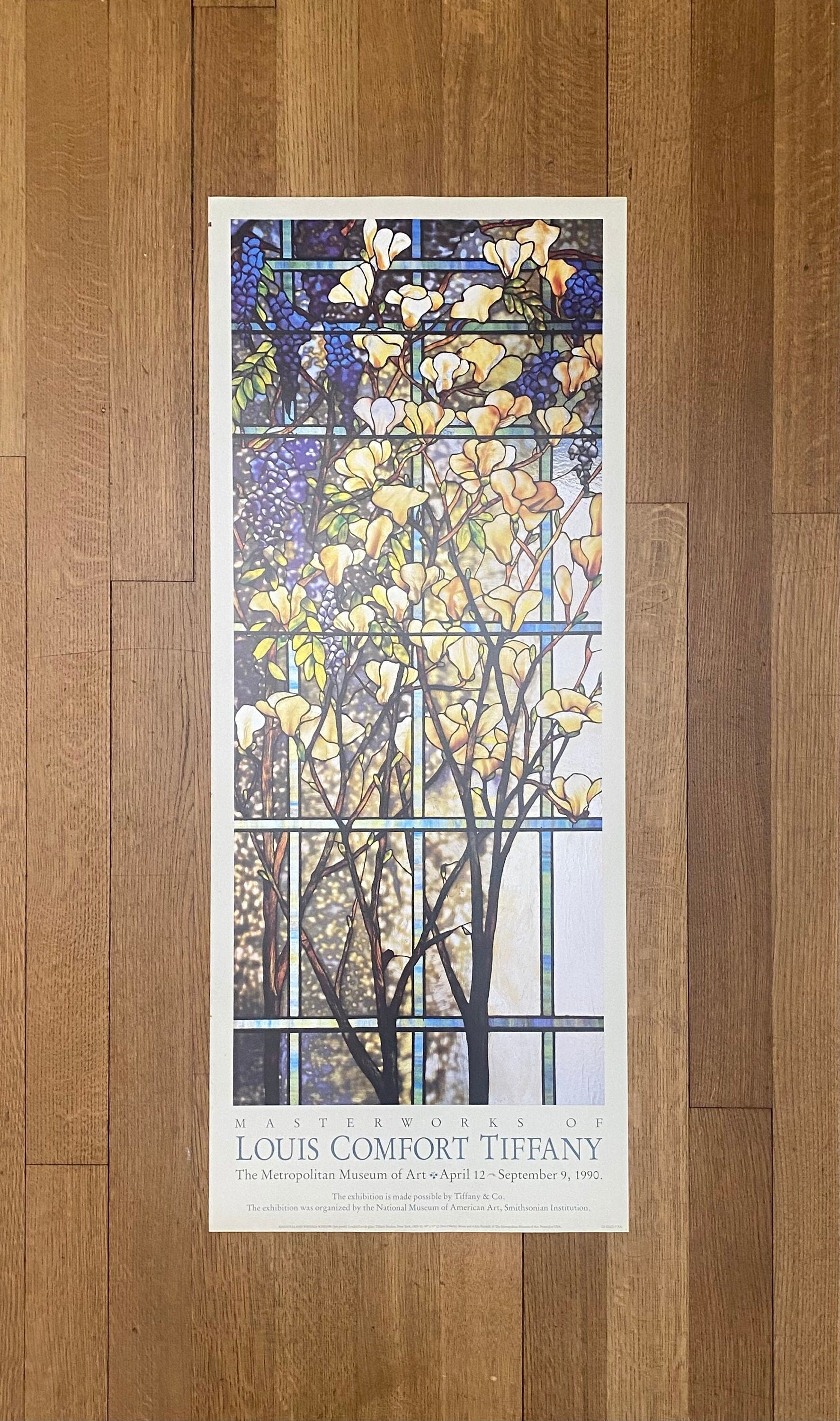 Louis Comfort Tiffany Original-Kunstdruckposter – 43 × 106,5 cm
