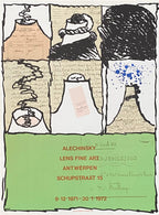 Alechinsky art exhibition poster - 19.1"×25.8" (48.5×65.5cm)