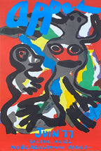 Karel Appel Original Kunstausstellungsplakat – 60×89,5 cm