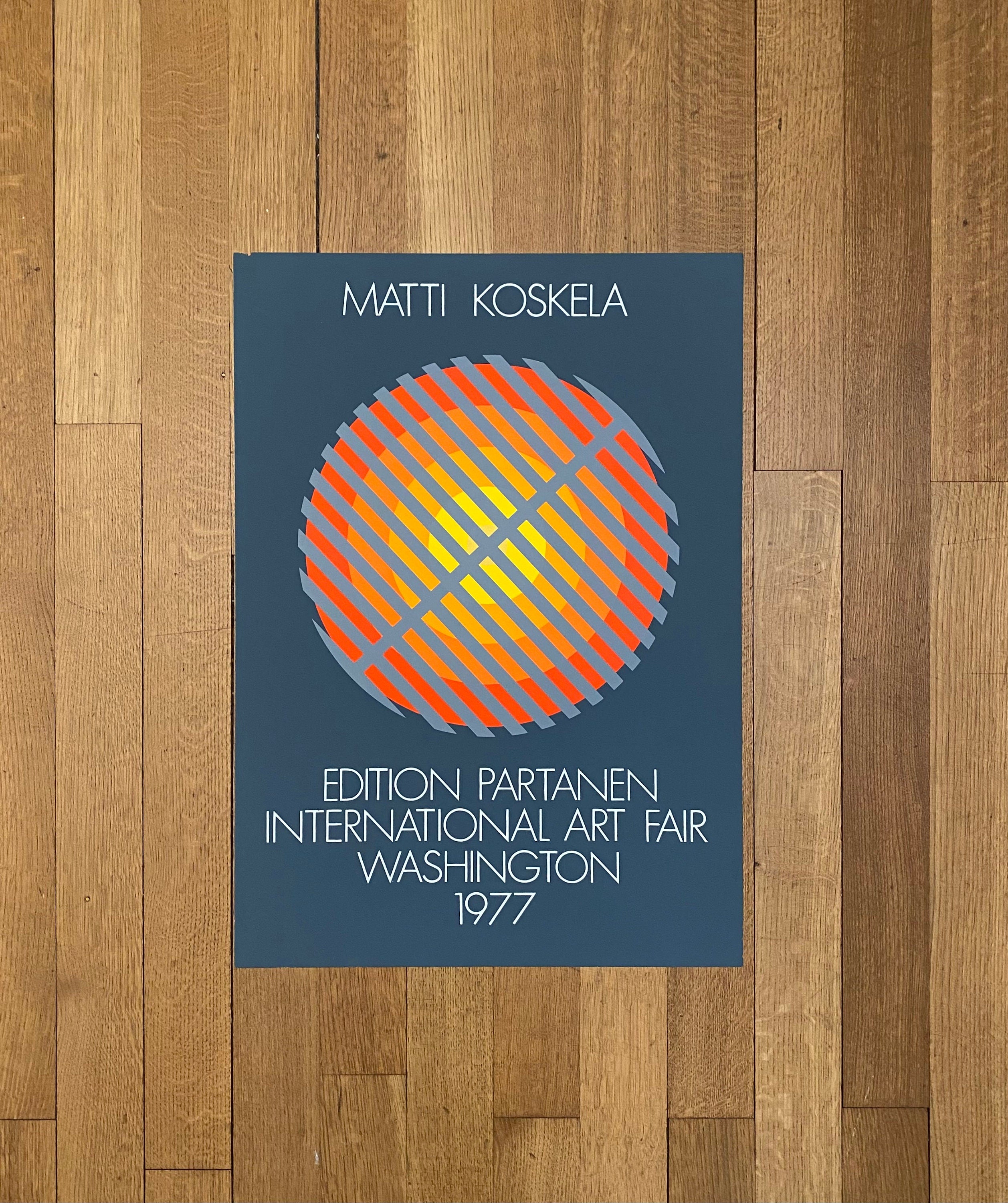 Matti Koskela Kunstausstellung Plakat – 19.5"×27.6" (49.5×70cm)