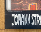 Originalkunstplakat von Johann Strauss gebraucht – 59,5×84 cm (23,4"×33,1")