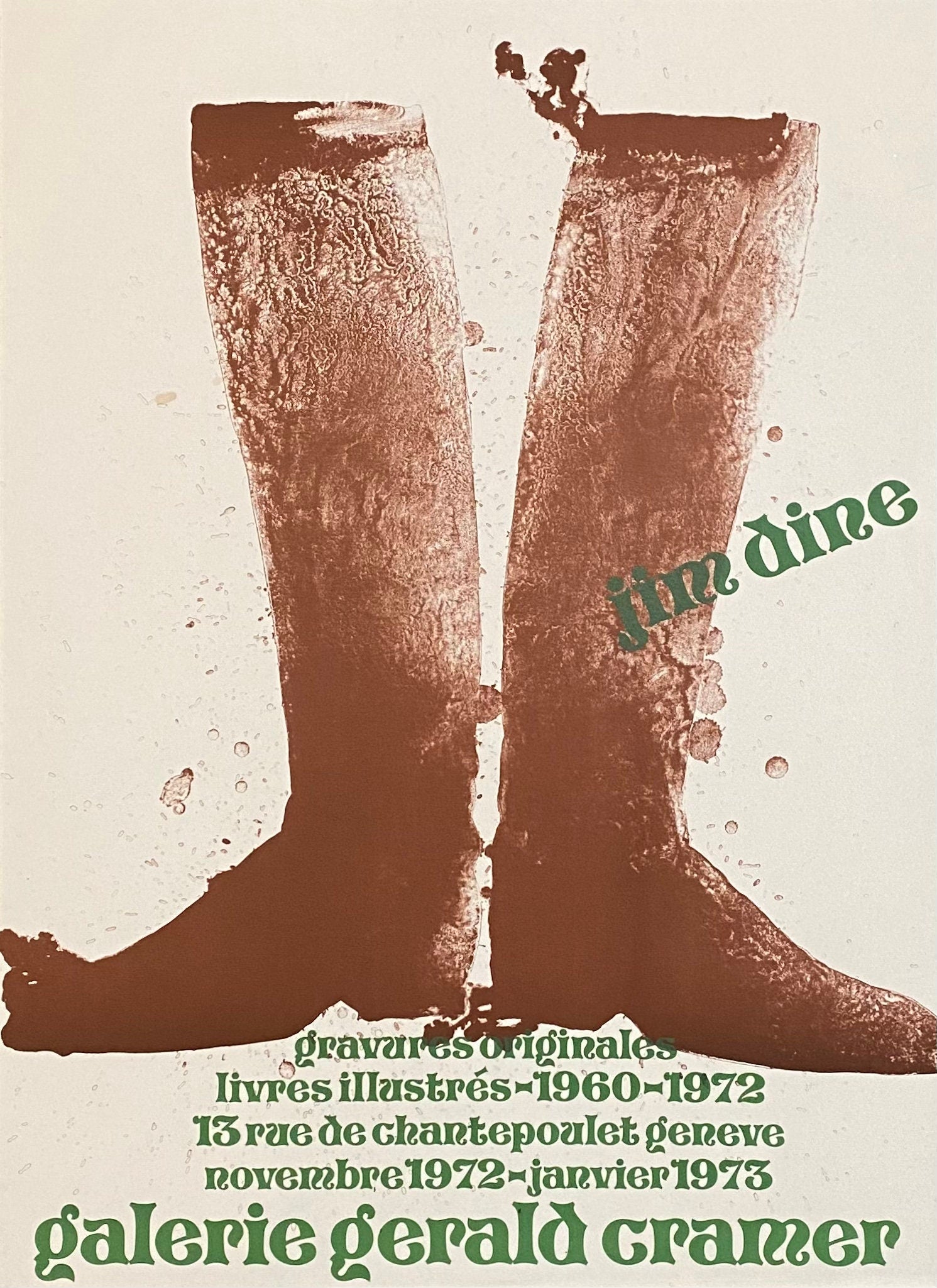 Jim Dine Originalkunstplakat - 55,5×76 cm