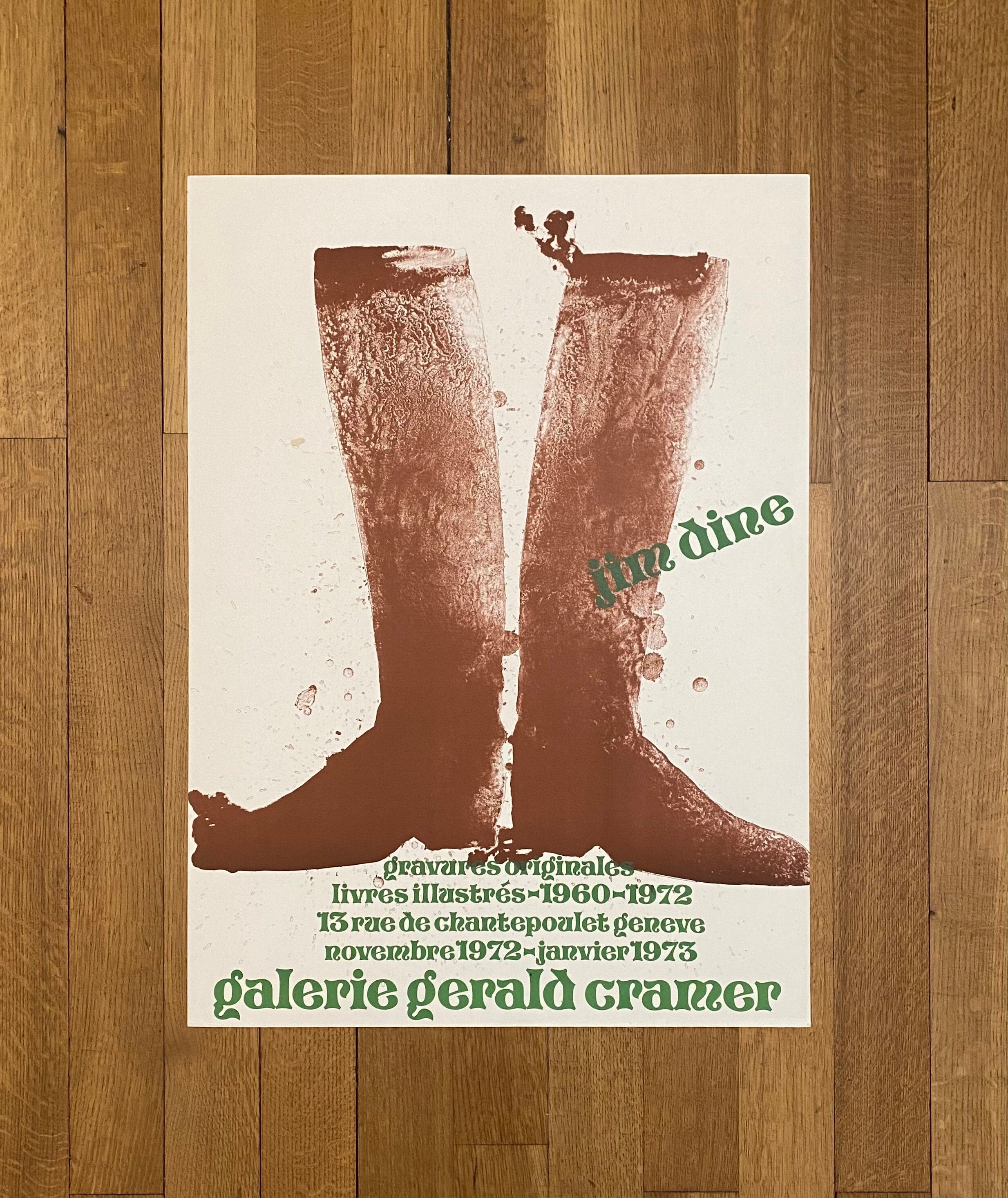 Jim Dine Originalkunstplakat - 55,5×76 cm