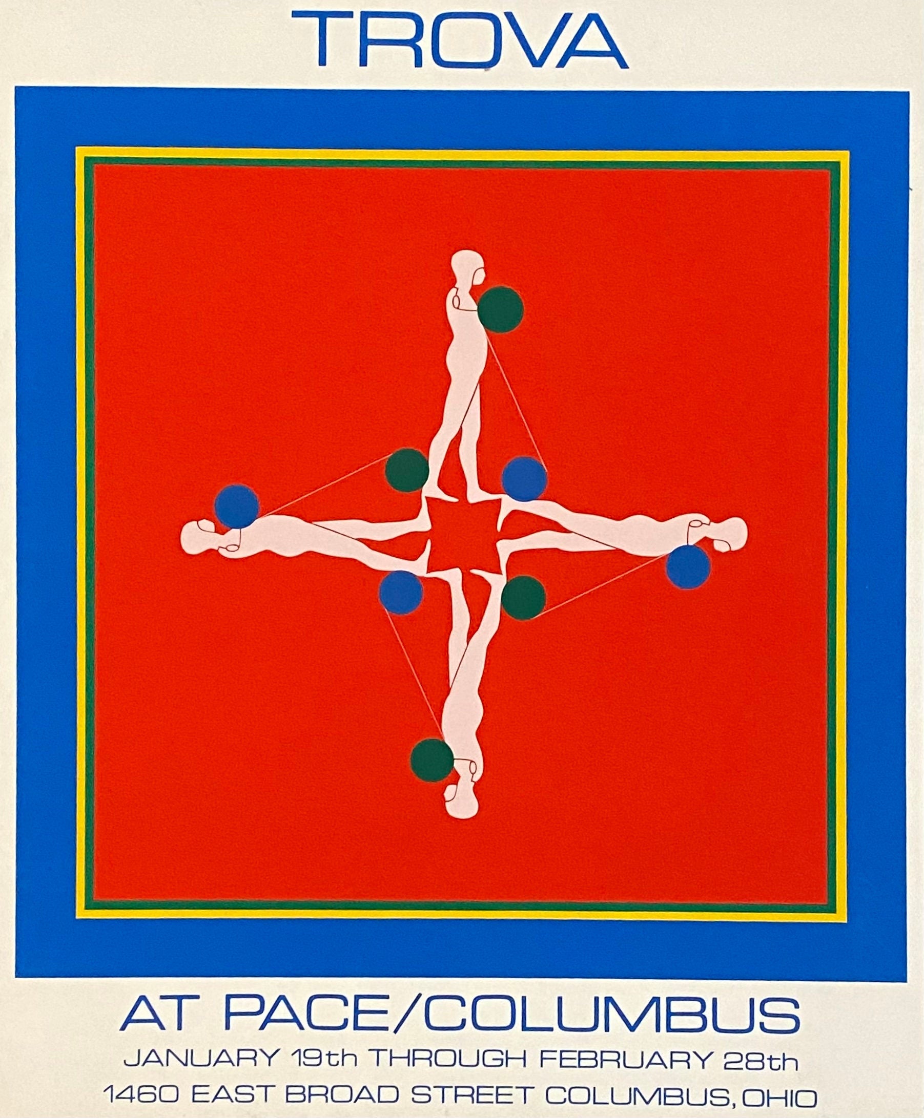 Original-Kunstplakat von Ernest Trova – 65 × 79,5 cm
