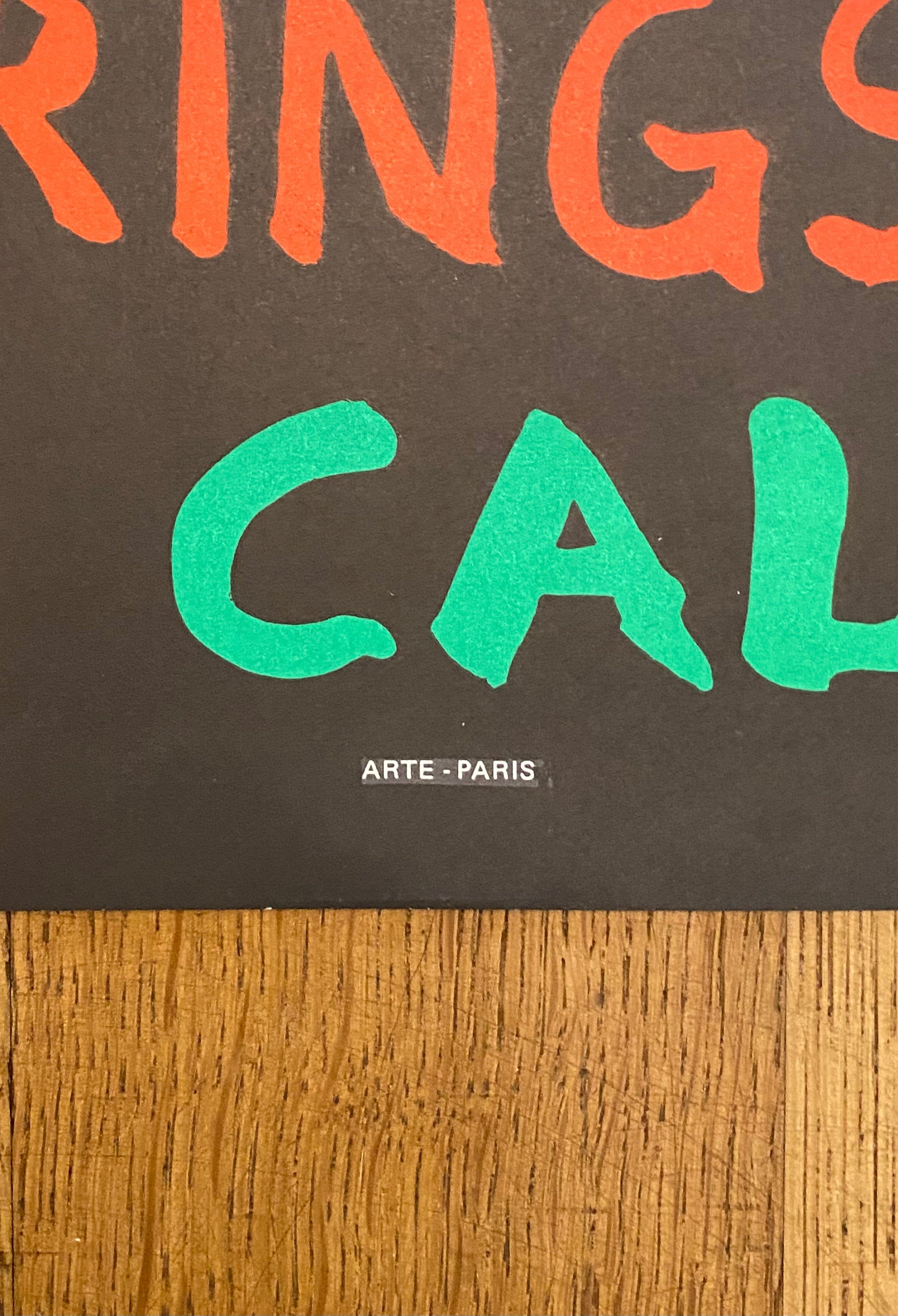 Karel Appel Original-Kunstaustellungsplakat – 54×83cm (21.3"×32.7")