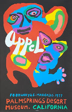 Karel Appel Original-Kunstaustellungsplakat – 54×83cm (21.3"×32.7")