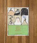 Alechinsky art exhibition poster - 19.1"×25.8" (48.5×65.5cm)