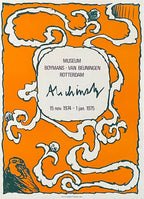 Alechinsky art exhibition poster - 22.8"×31.5" (58×80cm)