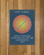 Matti Koskela Kunstausstellung Plakat – 19.5"×27.6" (49.5×70cm)