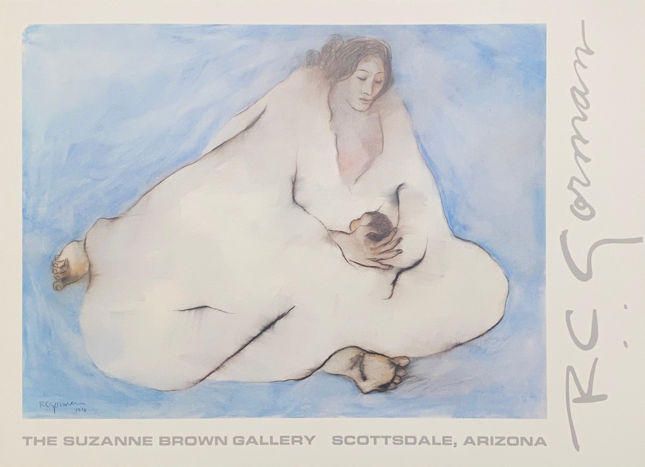 Original-Kunstposter von R. C. Gorman - 63,5×46cm (25.0"×18.1")