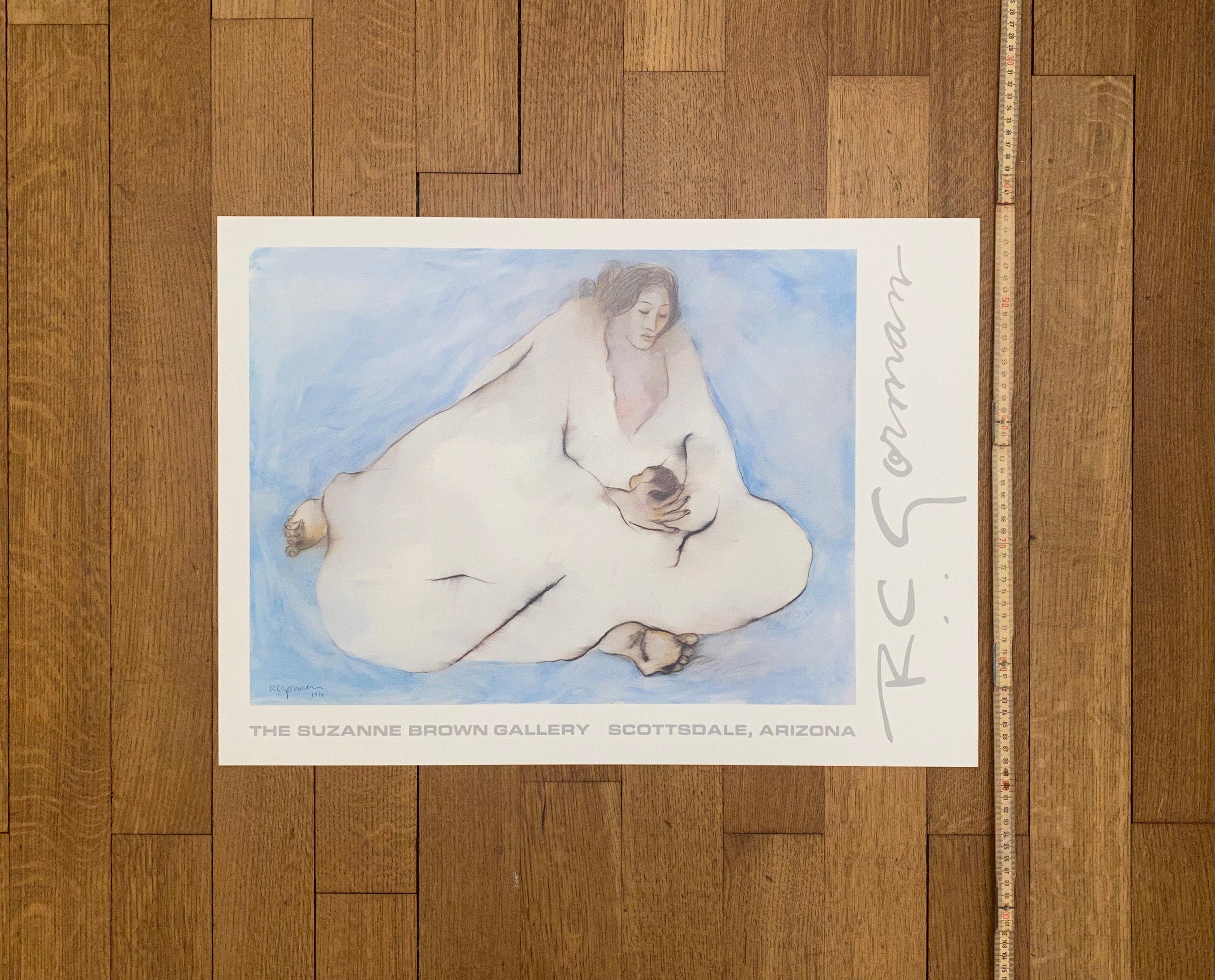 Original-Kunstposter von R. C. Gorman - 63,5×46cm (25.0"×18.1")